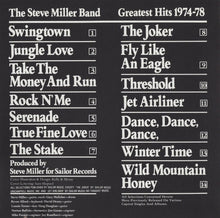 Charger l'image dans la galerie, The Steve Miller Band* : Greatest Hits 1974-78 (CD, Comp, Club, RE, RP)