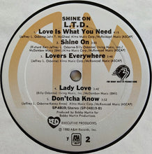 Charger l'image dans la galerie, L.T.D. : Shine On (LP, Album, Y -)