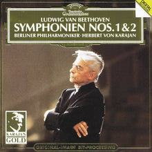 Charger l'image dans la galerie, Ludwig van Beethoven, Berliner Philharmoniker, Herbert von Karajan : Symphonien Nos. 1 & 2 (CD, Album, RE, RM, PMD)