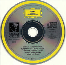 Laden Sie das Bild in den Galerie-Viewer, Ludwig van Beethoven, Berliner Philharmoniker, Herbert von Karajan : Symphonie No. 3 »Eroica« • »Egmont«-Ouvertüre (CD, Album, RE, RM, PMD)