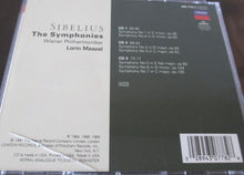 Load image into Gallery viewer, Sibelius* / Wiener Philharmoniker, Lorin Maazel : The Symphonies (3xCD, Comp, RE)