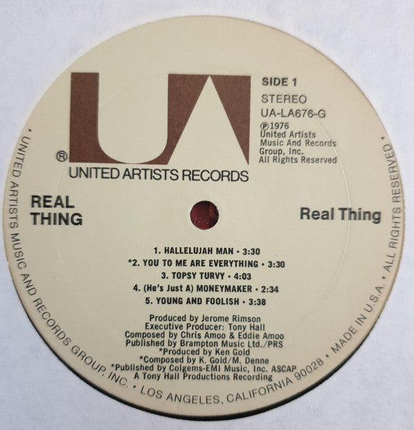 Buy Real Thing* : Real Thing (LP, Album) Online for a great price