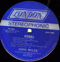 Laden Sie das Bild in den Galerie-Viewer, John Miles : Rebel (LP, Album, Ter)