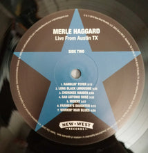Laden Sie das Bild in den Galerie-Viewer, Merle Haggard : Live From Austin TX (1978) (LP, Album, RE)