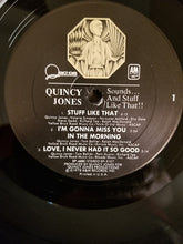 Laden Sie das Bild in den Galerie-Viewer, Quincy Jones : Sounds ... And Stuff Like That!! (LP, Album, Mon)