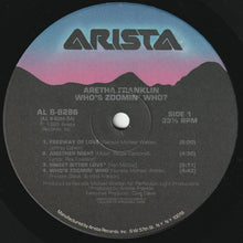 Load image into Gallery viewer, Aretha Franklin : Who's Zoomin' Who? (LP, Album, Ind)