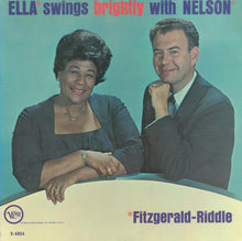Laden Sie das Bild in den Galerie-Viewer, Fitzgerald* - Riddle* : Ella Swings Brightly With Nelson (LP, Album, Mono, MGM)