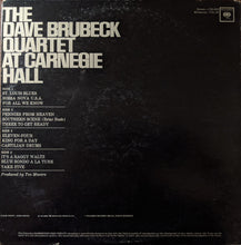 Laden Sie das Bild in den Galerie-Viewer, The Dave Brubeck Quartet : At Carnegie Hall (2xLP, Album, Mono, Gat)