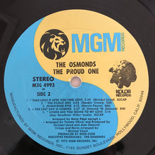 Laden Sie das Bild in den Galerie-Viewer, The Osmonds : The Proud One (LP, Album, H.V)