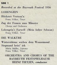 Load image into Gallery viewer, Franz Völker · Helge Roswaenge, Maria Müller · Rudolf Bockelmann : The Golden Age Of Bayreuth 1932-1936 (LP)