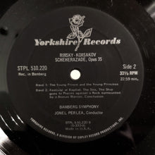 Load image into Gallery viewer, Rimsky-Korsakov* / Bamberg Symphony*, Jonel Perlea : Scheherazade, Op. 35 (LP, Album, RE)