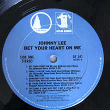 Charger l'image dans la galerie, Johnny Lee (3) : Bet Your Heart On Me (LP, Album, Club, CRC)