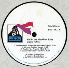 Load image into Gallery viewer, Groove Holmes* : I'm In The Mood For Love (LP, Album)
