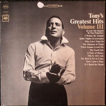 Laden Sie das Bild in den Galerie-Viewer, Tony Bennett : Tony's Greatest Hits Volume III (LP, Comp, San)