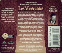 Laden Sie das Bild in den Galerie-Viewer, Orson Welles : Les Miserables (Exclusive 1937 Radio Dramatization) (3xCD, Album, Mono)