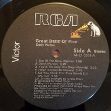 Load image into Gallery viewer, Dolly Parton : Great Balls Of Fire (LP, Album, Ind)