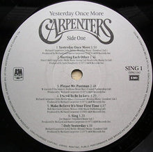 Charger l'image dans la galerie, Carpenters : Yesterday Once More (2xLP, Comp)