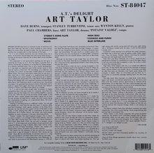 Load image into Gallery viewer, Art Taylor : A.T.'s Delight (LP, Album, RE, 180)