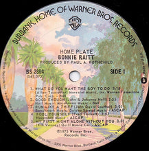 Laden Sie das Bild in den Galerie-Viewer, Bonnie Raitt : Home Plate (LP, Album, San)