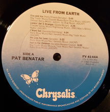 Load image into Gallery viewer, Pat Benatar : Live From Earth (LP, Album)