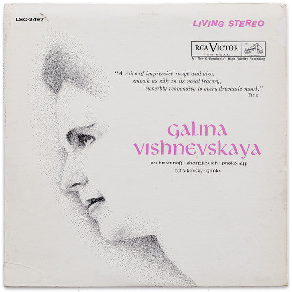 Galina Vishnevskaya : Galina Vishnevskaya (LP)