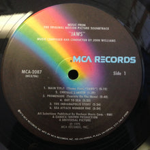 Load image into Gallery viewer, John Williams (4) : Jaws (Music From The Original Motion Picture Soundtrack) (LP, Album, Pin)