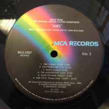Load image into Gallery viewer, John Williams (4) : Jaws (Music From The Original Motion Picture Soundtrack) (LP, Album, Pin)