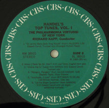 Laden Sie das Bild in den Galerie-Viewer, Philharmonia Virtuosi of New York*, Richard Kapp : Mr. George F. Handel's Top Tunes (LP)