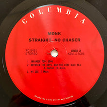 Load image into Gallery viewer, Monk* : Straight, No Chaser (LP, Album, RE)