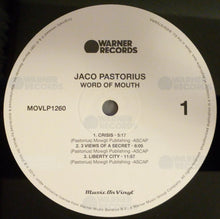 Charger l'image dans la galerie, Jaco Pastorius : Word Of Mouth (LP, Album, RE, RP, 180)