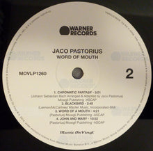 Charger l'image dans la galerie, Jaco Pastorius : Word Of Mouth (LP, Album, RE, RP, 180)