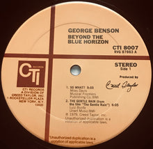 Charger l'image dans la galerie, George Benson : Beyond The Blue Horizon (LP, Album, RE)