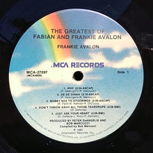 Load image into Gallery viewer, Frankie Avalon, Fabian (6) : The Greatest Of Frankie Avalon & Fabian (LP, Comp)