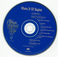 Load image into Gallery viewer, The Allman Brothers Band : Where It All Begins (CD, Album, DAD)