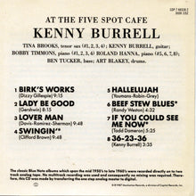 Laden Sie das Bild in den Galerie-Viewer, Kenny Burrell With Art Blakey : On View At The Five Spot Cafe (CD, Album, RE)