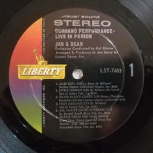 Load image into Gallery viewer, Jan & Dean : Command Performance/Live In Person (LP, Album, Ind)