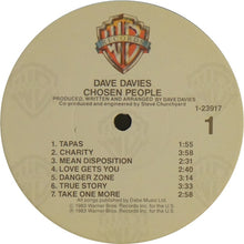 Laden Sie das Bild in den Galerie-Viewer, Dave Davies : Chosen People (LP, Album, Win)