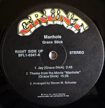 Laden Sie das Bild in den Galerie-Viewer, Grace Slick : Manhole (LP, Album, Ind)