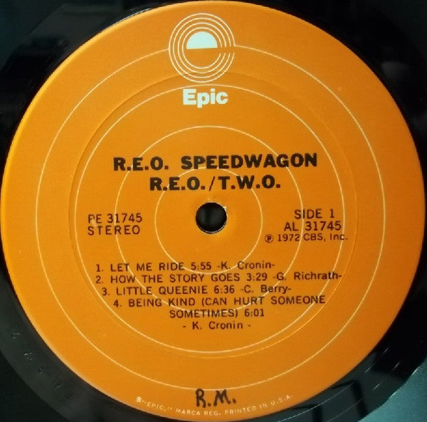 Buy REO Speedwagon : R.E.O./T.W.O. (LP, Album, RE, Pit) Online for