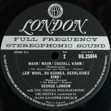 Load image into Gallery viewer, George London (2), Wagner* With The Vienna Philharmonic Orchestra* Conducted By Hans Knappertsbusch : Great Scenes For Bass-Baritone (LP, Album)