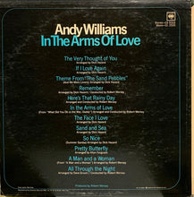 Load image into Gallery viewer, Andy Williams : In The Arms Of Love (LP, Mono, Ter)