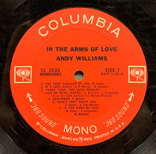 Load image into Gallery viewer, Andy Williams : In The Arms Of Love (LP, Mono, Ter)