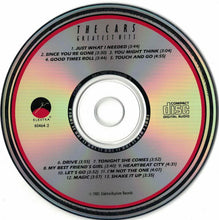 Laden Sie das Bild in den Galerie-Viewer, The Cars : The Cars Greatest Hits (CD, Comp, RE, SRC)
