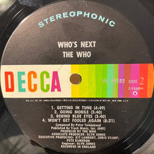 Laden Sie das Bild in den Galerie-Viewer, The Who : Who's Next (LP, Album)