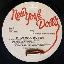 Load image into Gallery viewer, New York Dolls : In Too Much Too Soon (LP, Album, Pit)