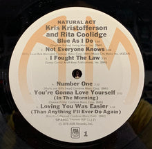 Load image into Gallery viewer, Kris Kristofferson & Rita Coolidge : Natural Act (LP, Album, Ter)