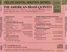 Load image into Gallery viewer, American Brass Quintet : Plays Renaissance, Elizabethan And Baroque Music (CD, Album)
