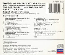 Load image into Gallery viewer, Mozart*, Barry Tuckwell, English Chamber Orchestra : Horn Concertos Nos. 1-4 (CD, Album)