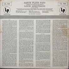 Load image into Gallery viewer, Louis Armstrong And His All-Stars : Satch Plays Fats (A Tribute To The Immortal Fats Waller By Louis Armstrong And His All-Stars) (LP, Album, Mono, Hol)
