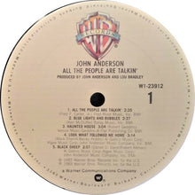 Charger l'image dans la galerie, John Anderson (3) : All The People Are Talkin' (LP, Album, Col)